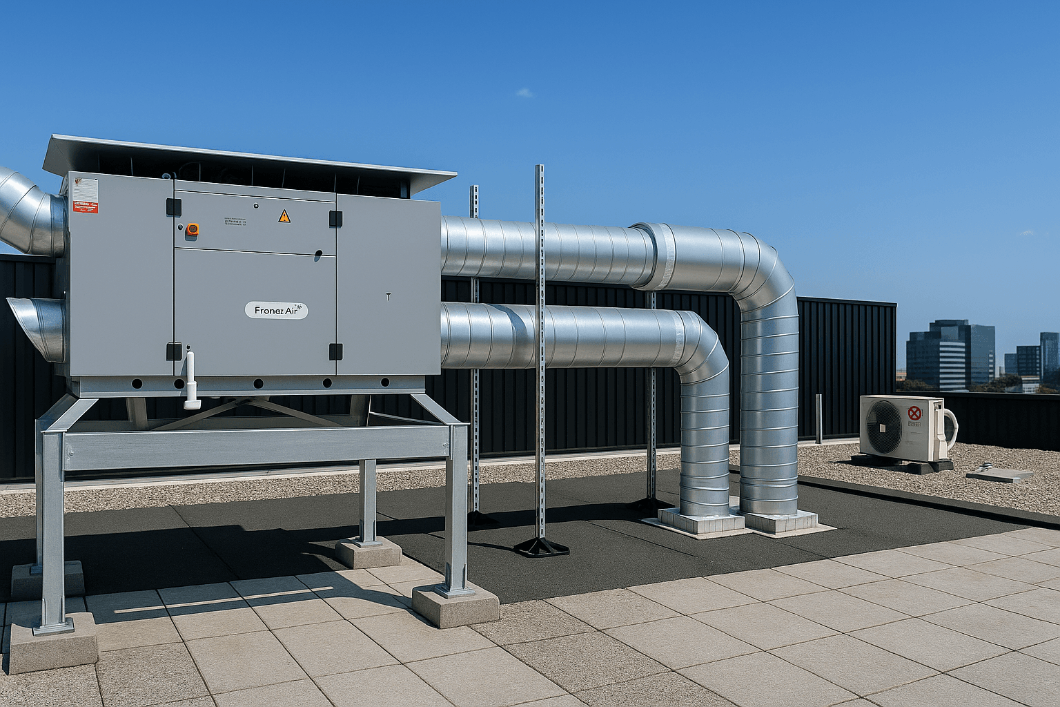 Réseaux aérauliques en toiture